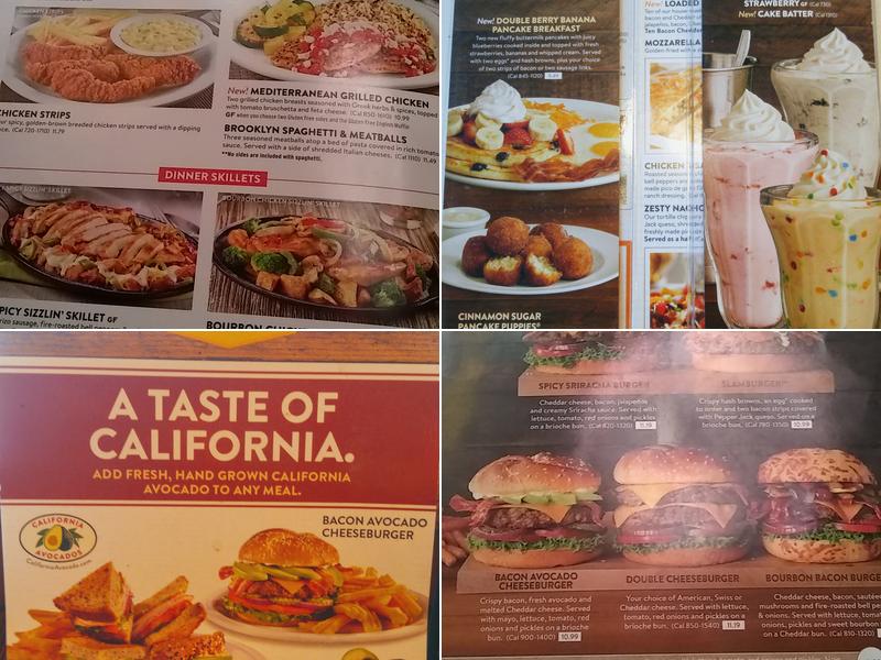 Denny's Menu