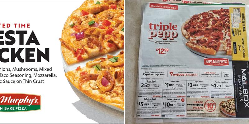 Papa Murphy's | Take 'N' Bake Pizza Menu