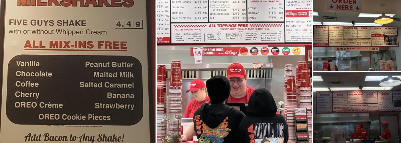 Five Guys Menu