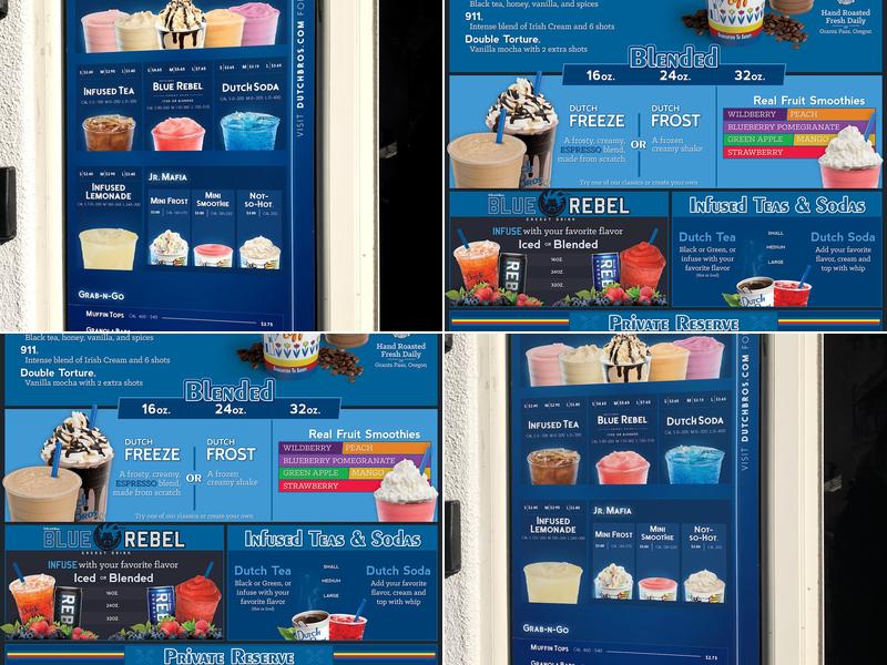 Dutch Bros Coffee Menu