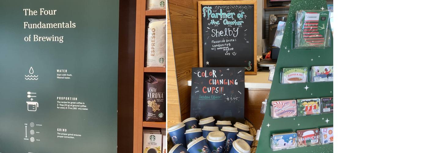 Starbucks Coffee Company Menu