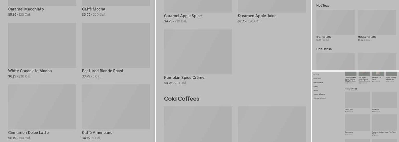 Starbucks Menu