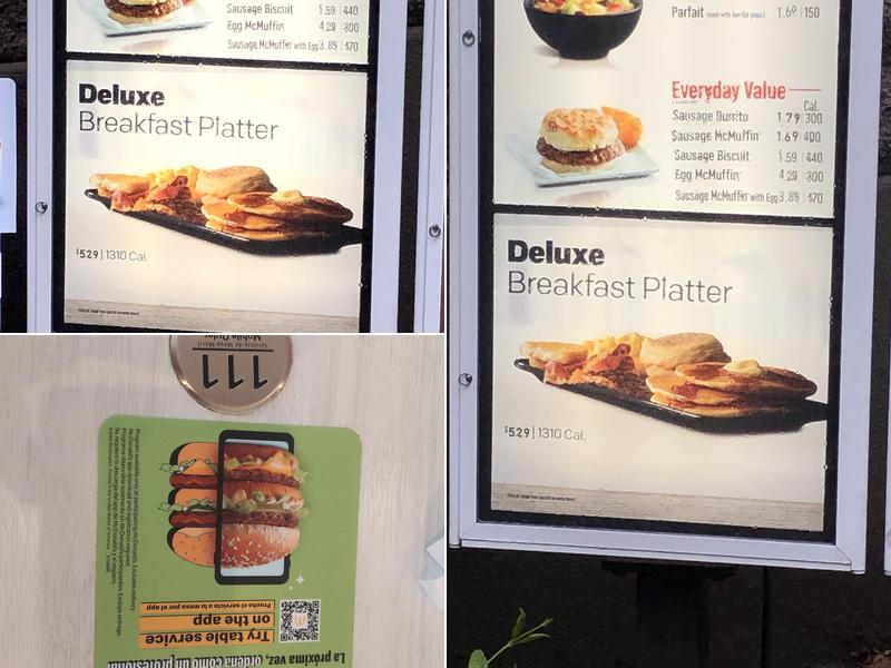 McDonald's Menu