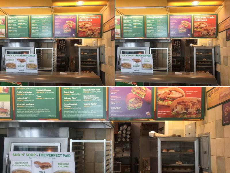 Subway Menu