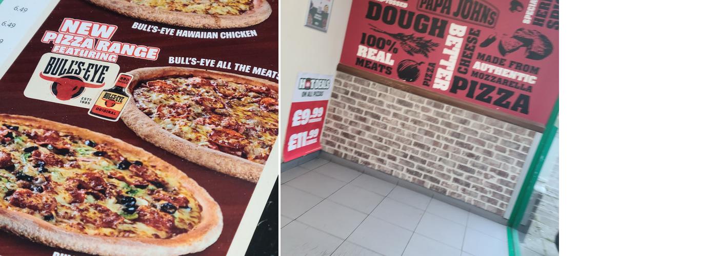 Papa Johns Pizza Menu