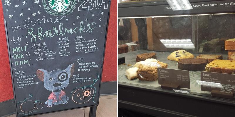 Starbucks Coffee Company Menu