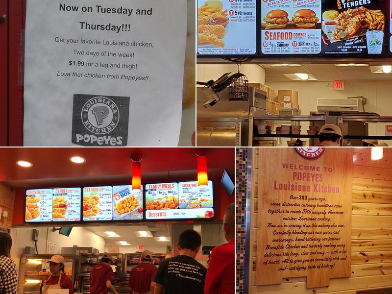 Popeyes Louisiana Kitchen Menu