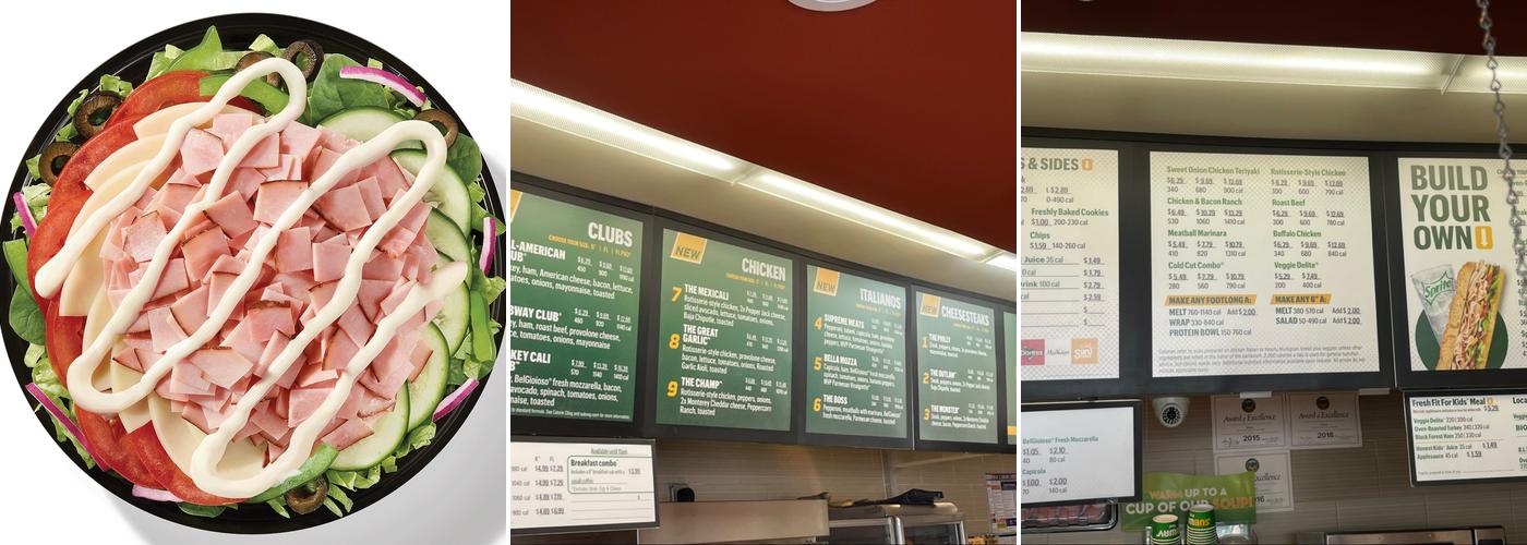 Subway Menu