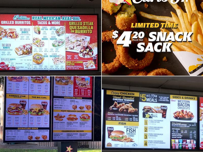 Carl’s Jr. Menu