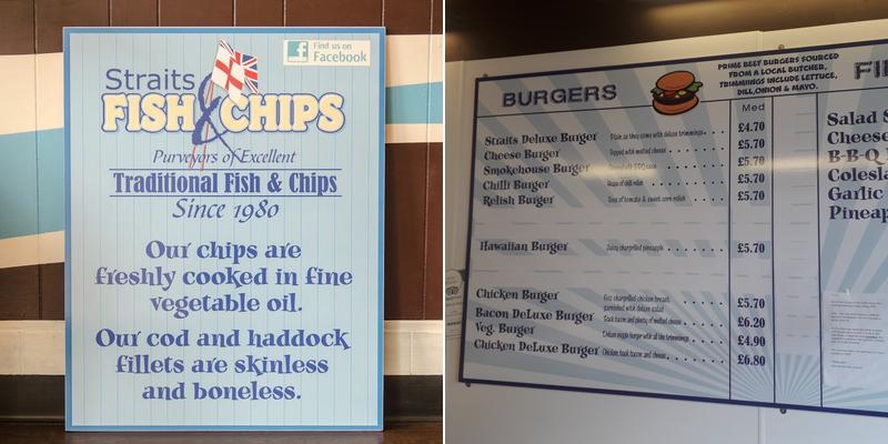 Straits Fish & Chips Menu