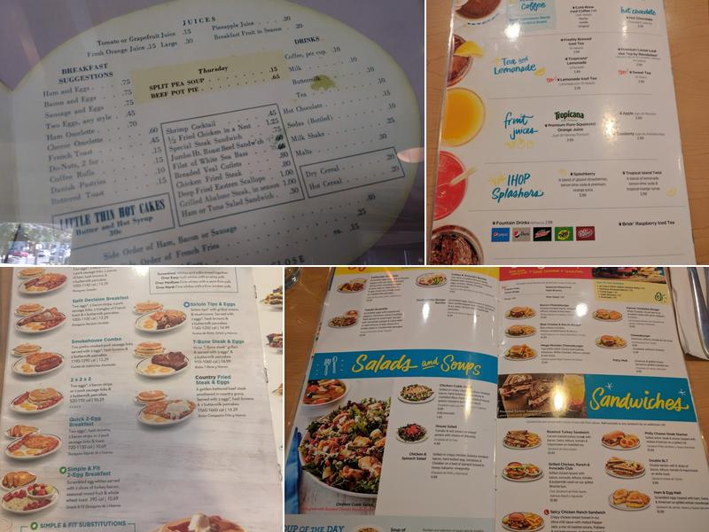 IHOP Menu
