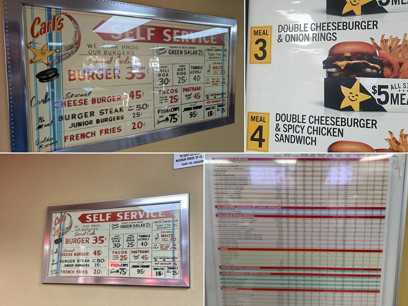 Carl’s Jr. Menu