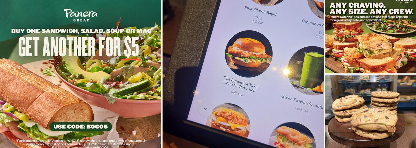 Panera Bread Menu