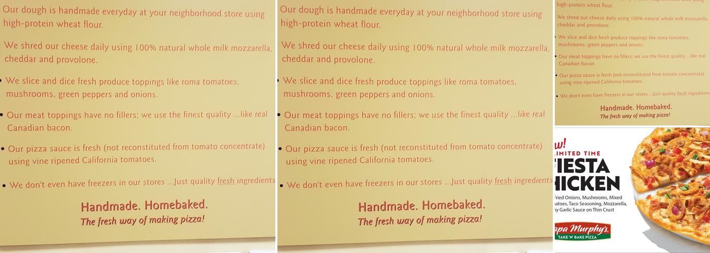 Papa Murphy's | Take 'N' Bake Pizza Menu
