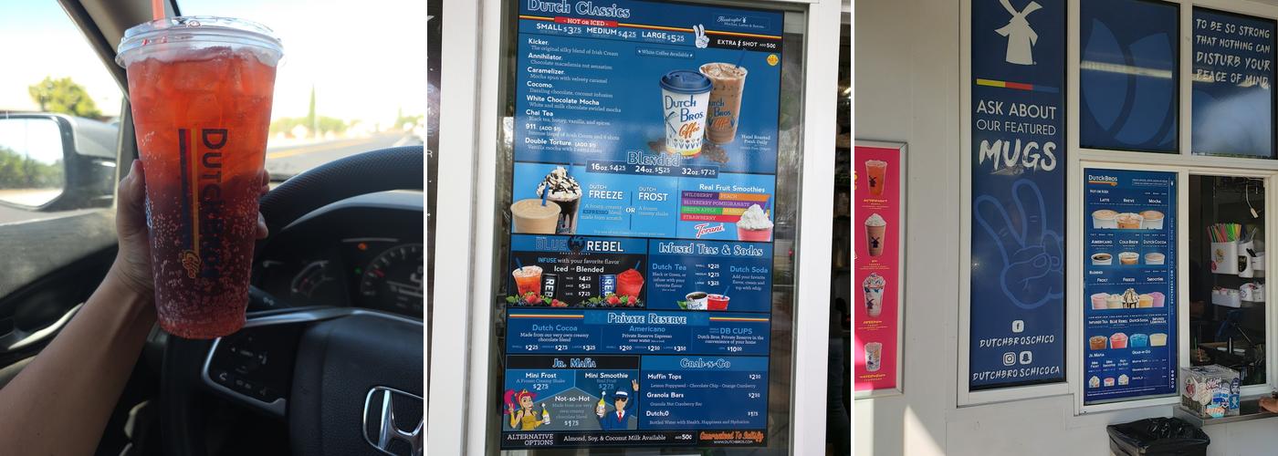 Dutch Bros Coffee Menu