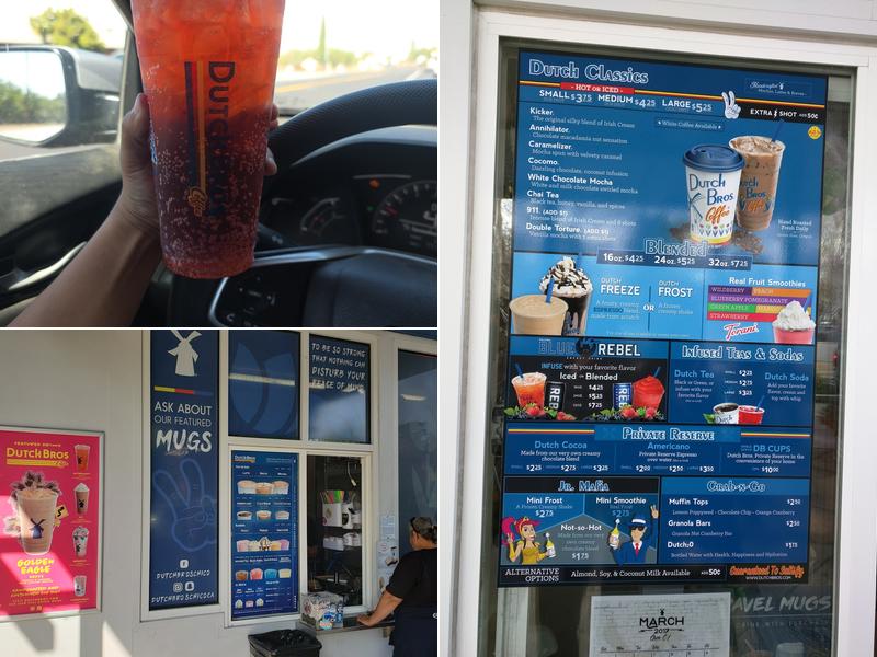 Dutch Bros Coffee Menu