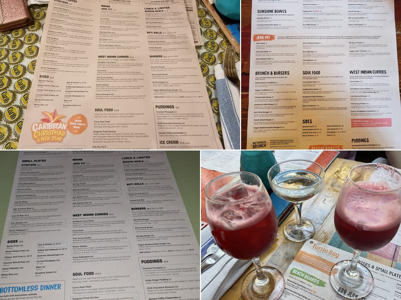 Turtle Bay Liverpool Victoria St Menu