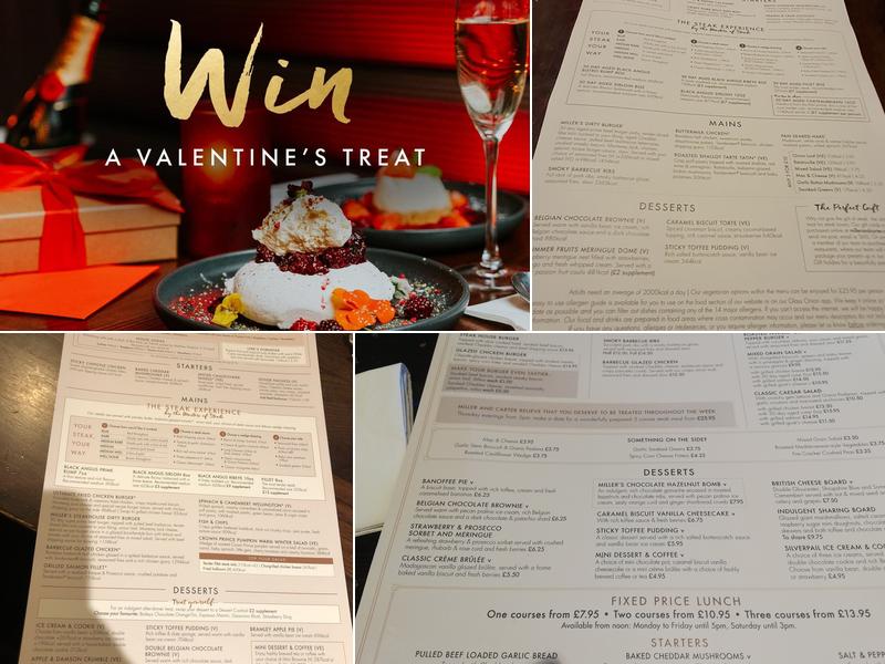 Miller & Carter Washford Mill Menu