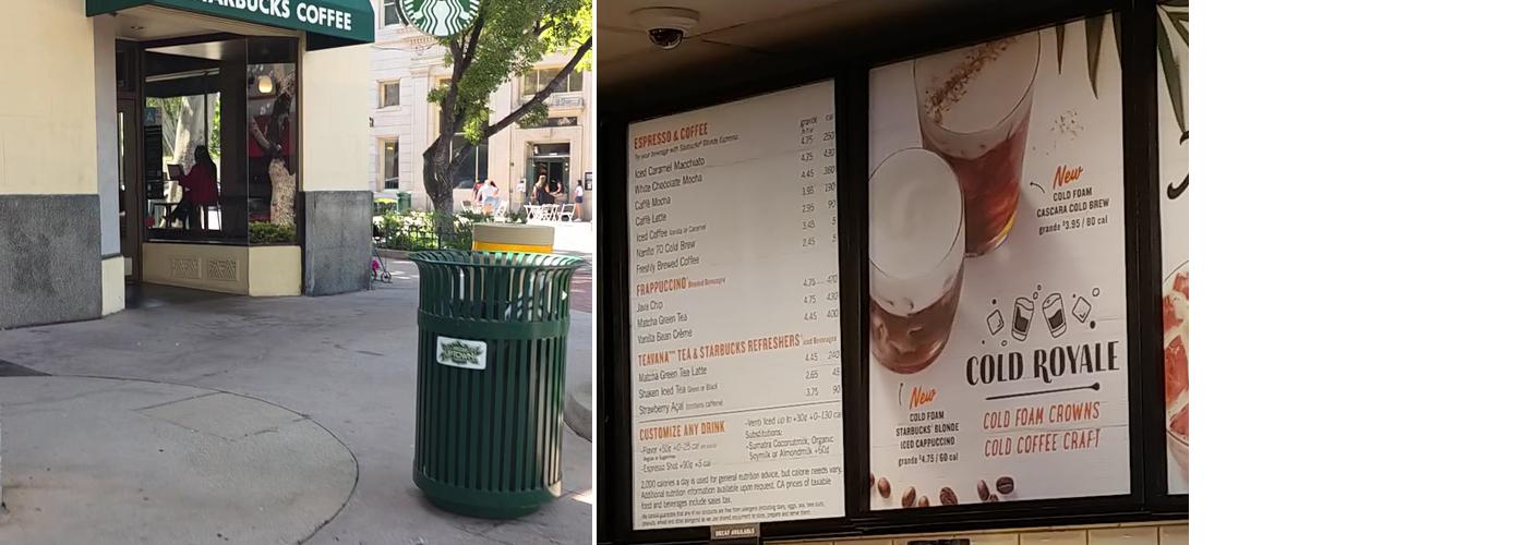 Starbucks Coffee Company Menu