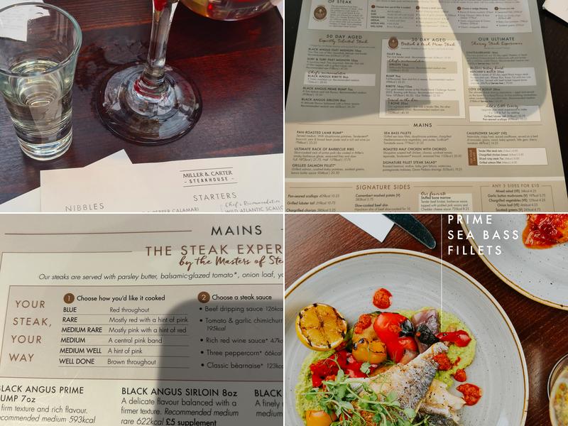 Miller & Carter Southampton Menu