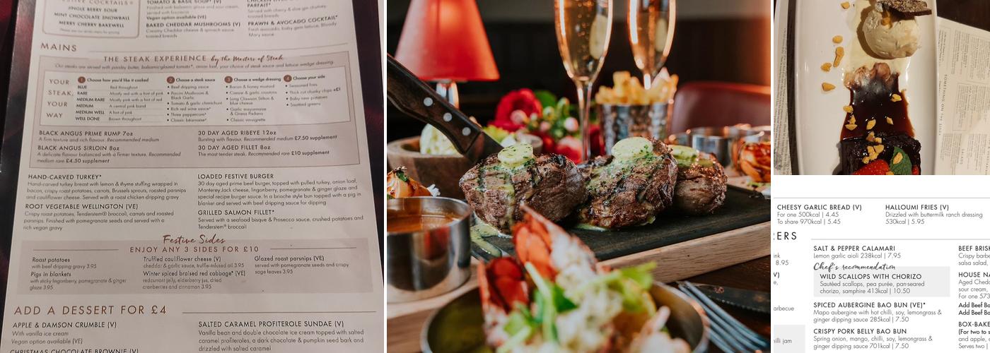 Miller & Carter Basingstoke Menu