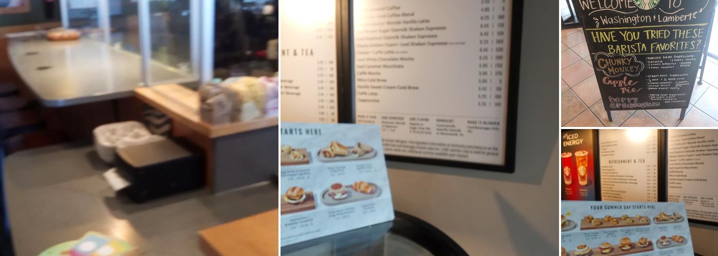 Starbucks Coffee Company Menu