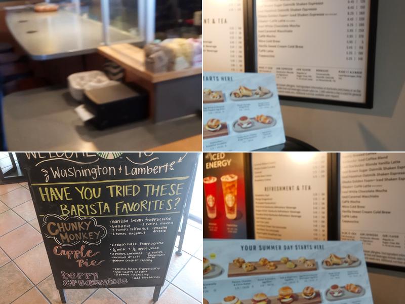 Starbucks Coffee Company Menu