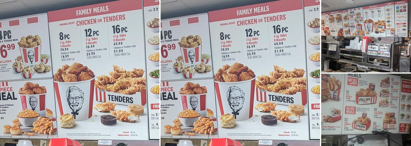 KFC Menu