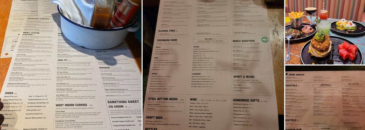 Turtle Bay Ealing Menu