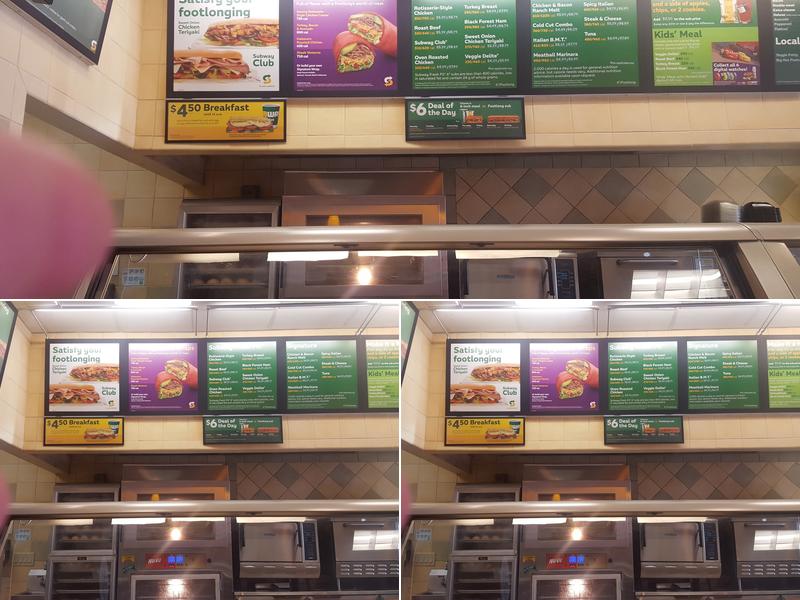 Subway Menu