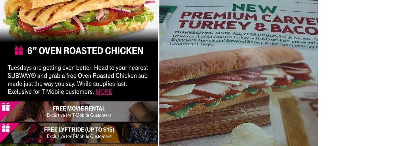 Subway Menu
