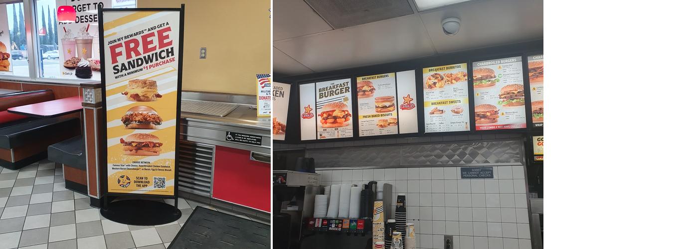 Carl's Jr. Menu