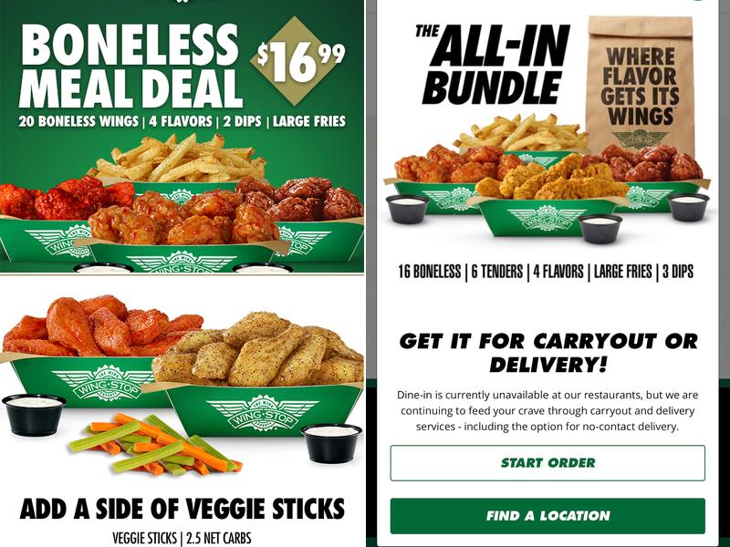 Wingstop Menu