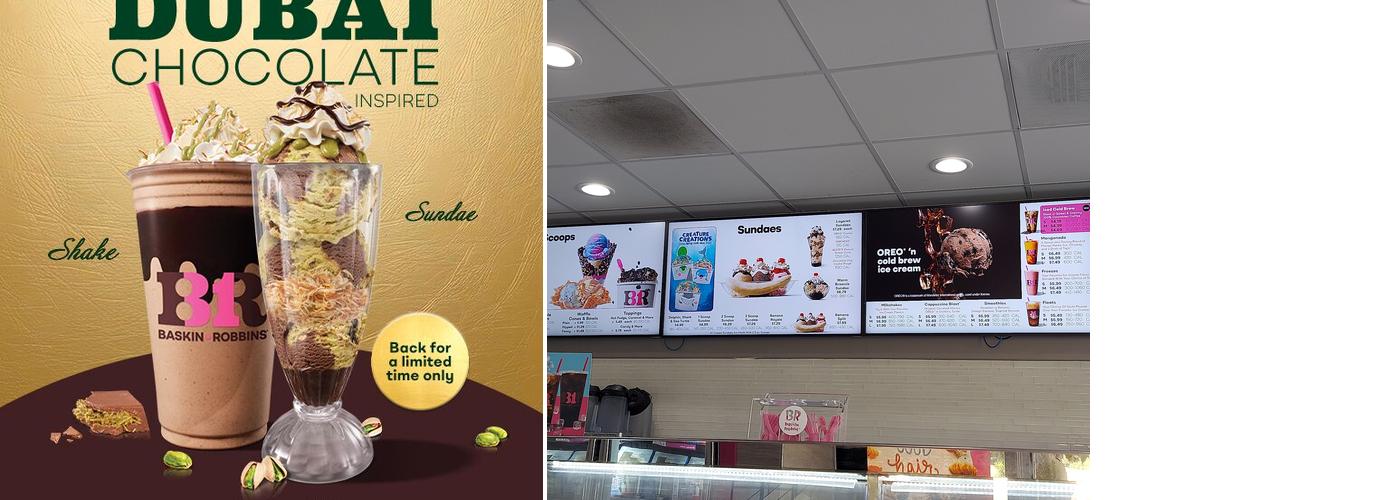 Baskin-Robbins Menu