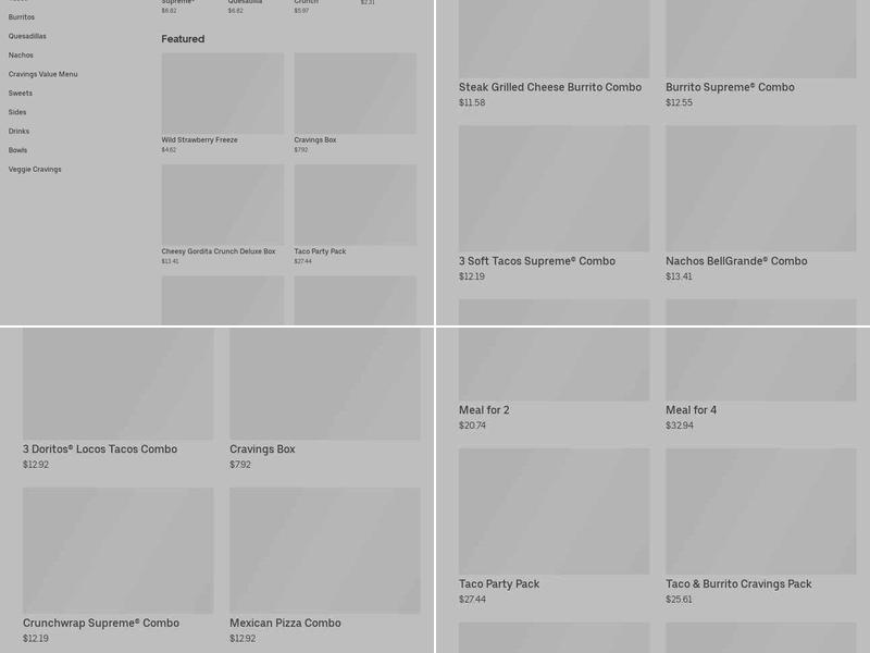 Taco Bell Menu