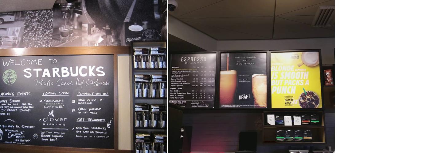 Starbucks Menu