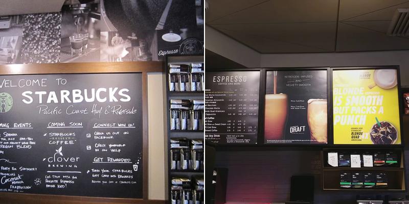 Starbucks Menu
