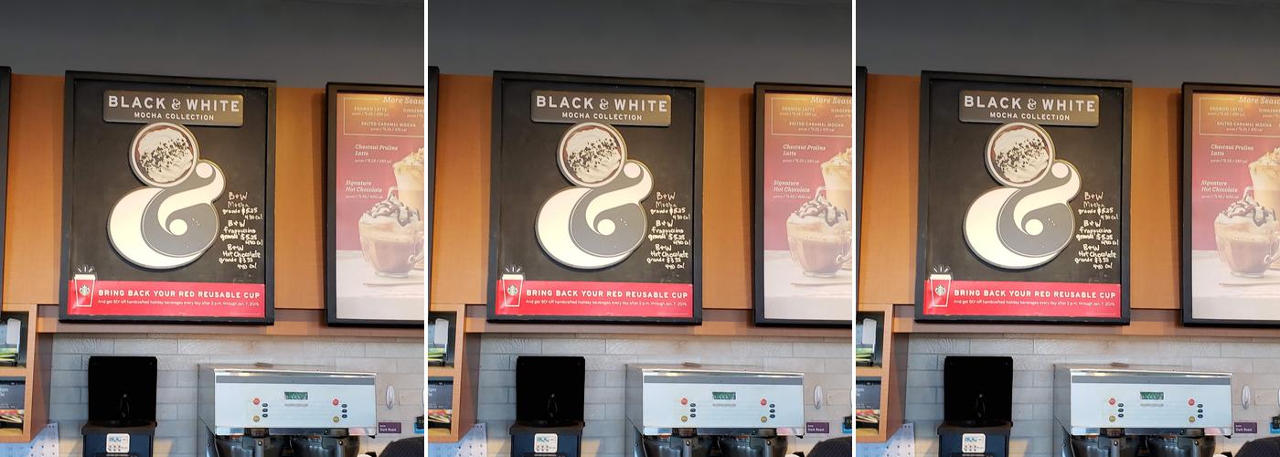Starbucks Menu