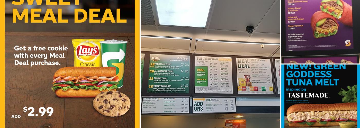 Subway Menu