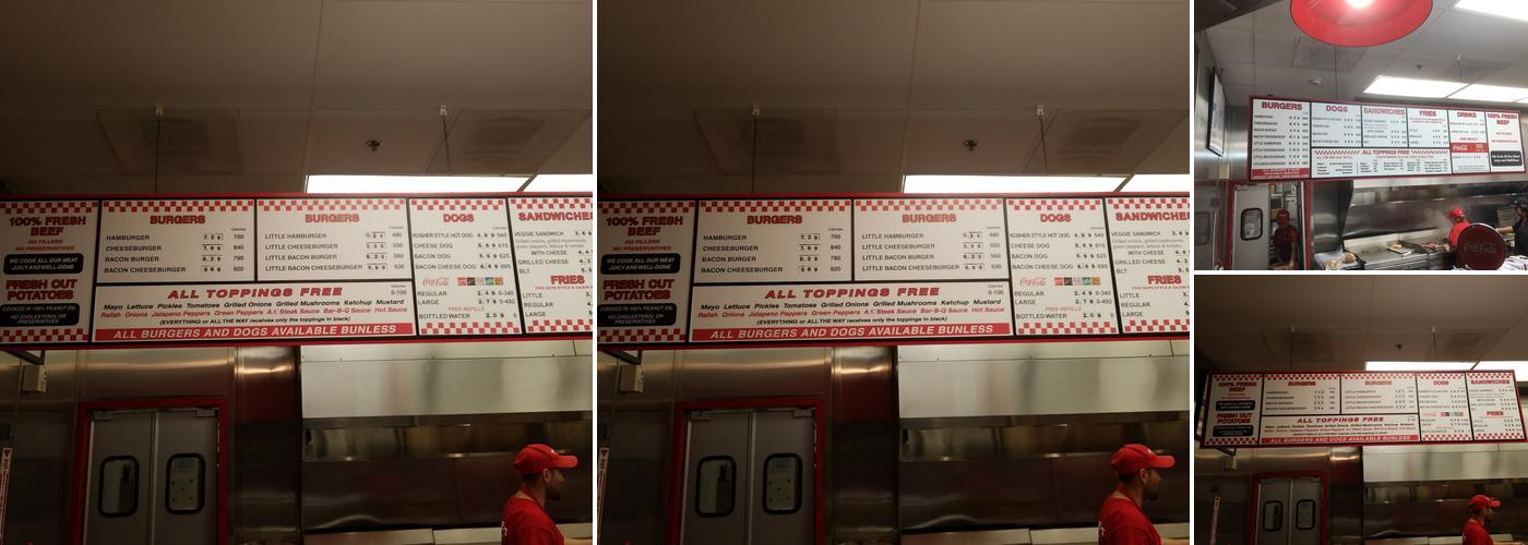 Five Guys Menu