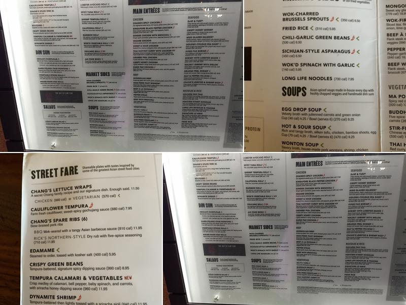 P.F. Chang's Menu