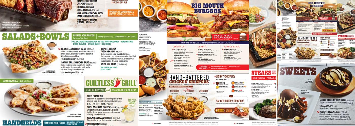 Chili's Grill & Bar Menu