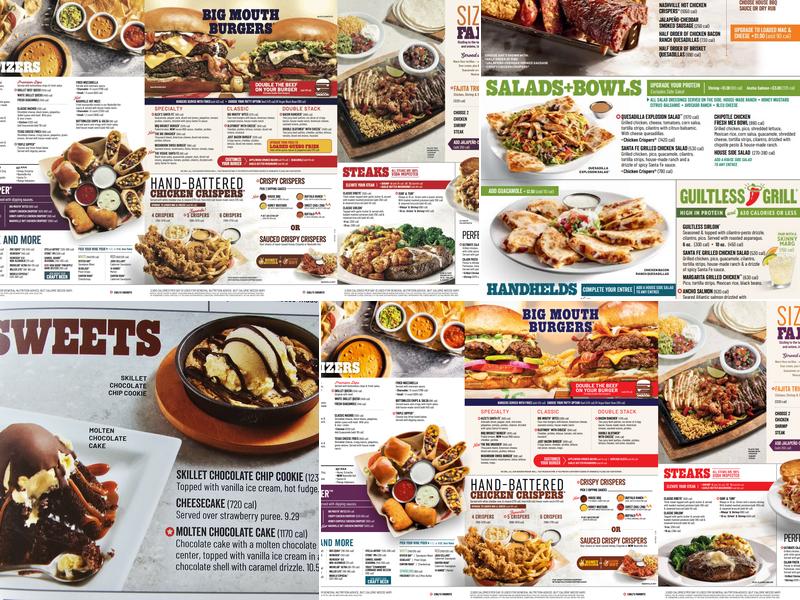Chili's Grill & Bar Menu