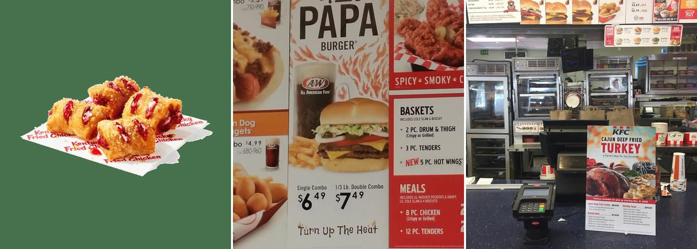 KFC Menu