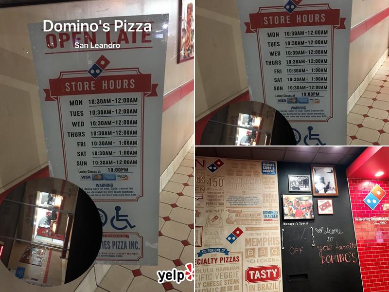 Domino's Pizza Menu