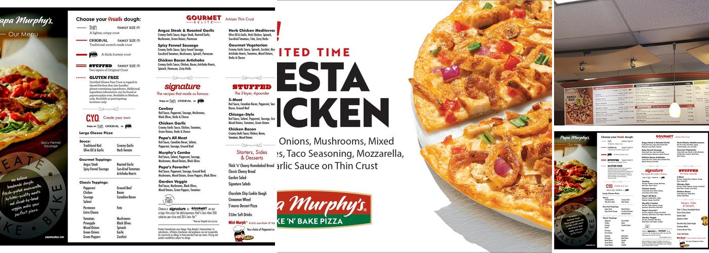 Papa Murphy's | Take 'N' Bake Pizza Menu