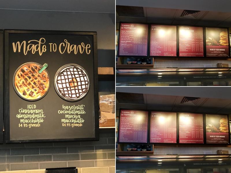 Starbucks Coffee Company Menu