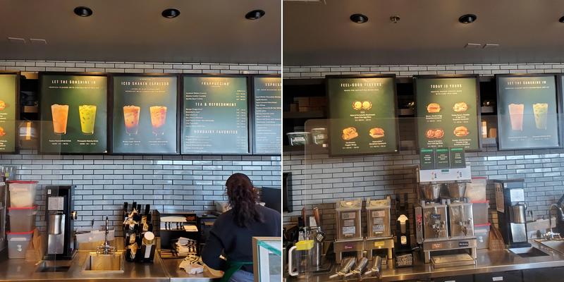 Starbucks Coffee Company Menu