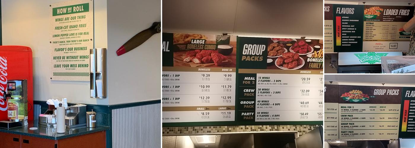 Wingstop Menu