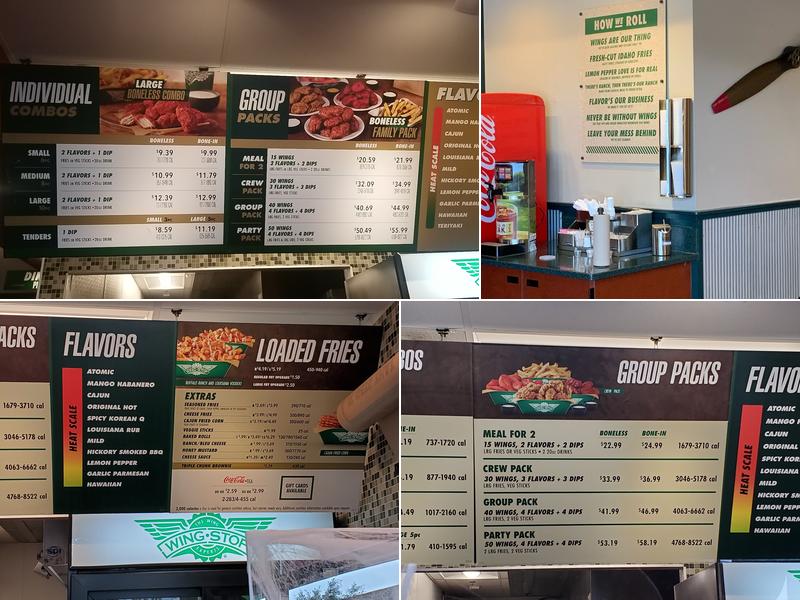 Wingstop Menu